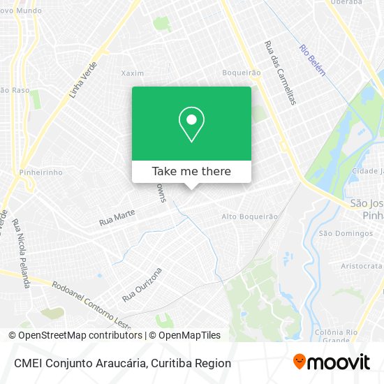 CMEI Conjunto Araucária map