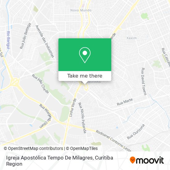 Igreja Apostólica Tempo De Milagres map