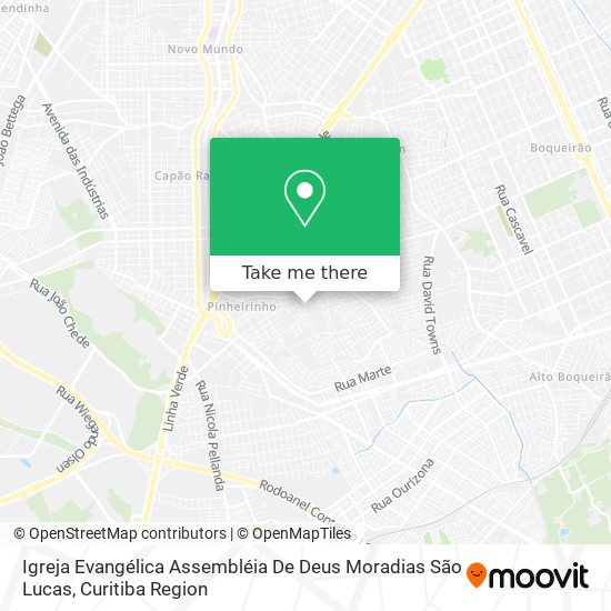 Igreja Evangélica Assembléia De Deus Moradias São Lucas map
