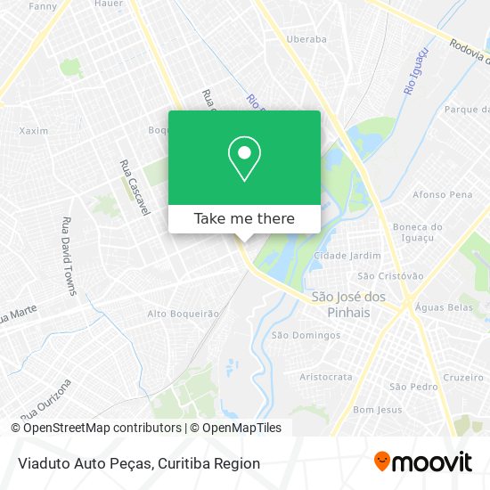 Viaduto Auto Peças map