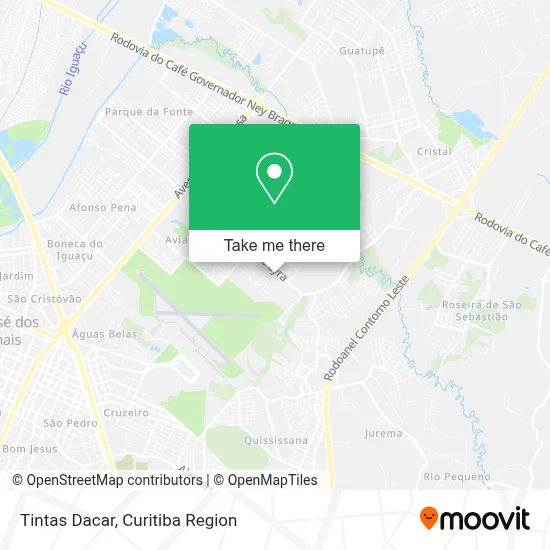 Tintas Dacar map