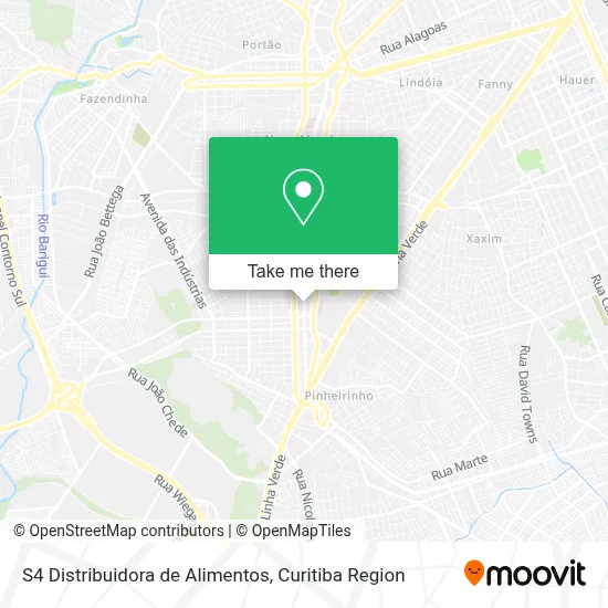 S4 Distribuidora de Alimentos map