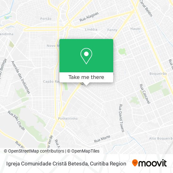 Igreja Comunidade Cristã Betesda map