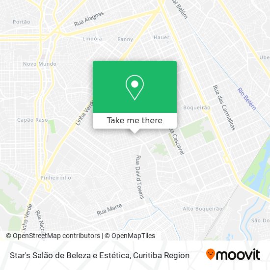 Star's Salão de Beleza e Estética map