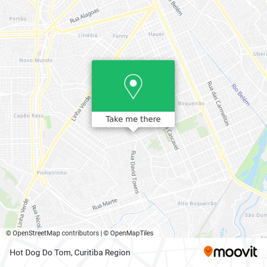 Hot Dog Do Tom map