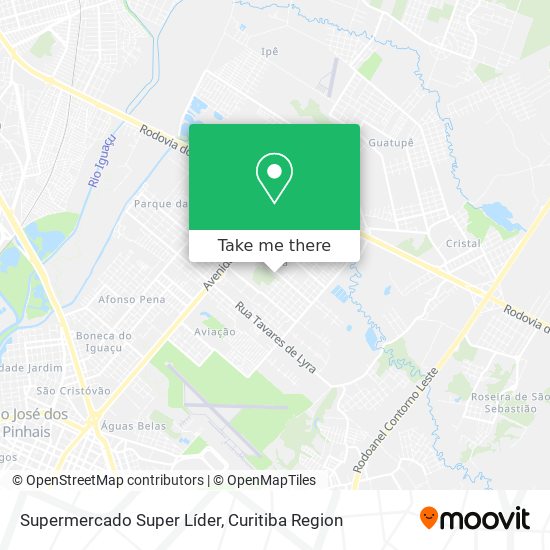 Mapa Supermercado Super Líder