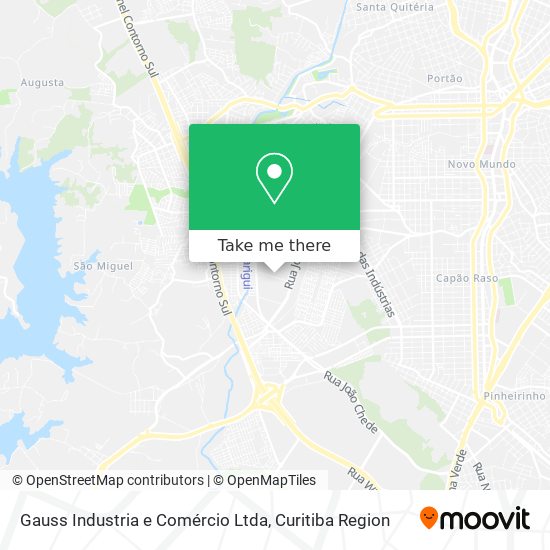 Gauss Industria e Comércio Ltda map