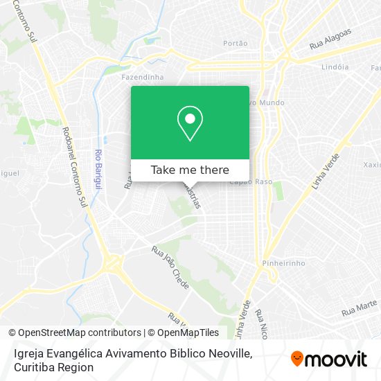 Igreja Evangélica Avivamento Biblico Neoville map