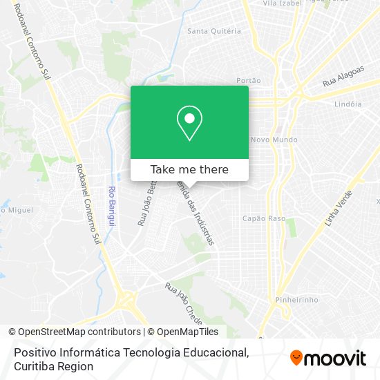 Positivo Informática Tecnologia Educacional map