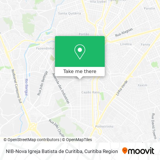NIB-Nova Igreja Batista de Curitiba map
