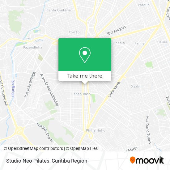 Studio Neo Pilates map