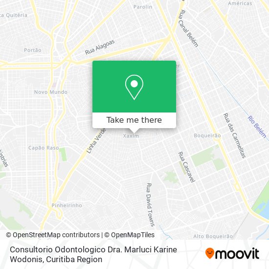 Consultorio Odontologico Dra. Marluci Karine Wodonis map