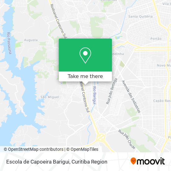 Escola de Capoeira Barigui map