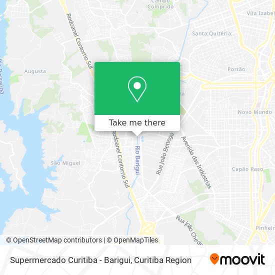 Supermercado Curitiba - Barigui map