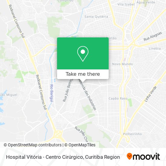 Hospital Vitória - Centro Cirúrgico map