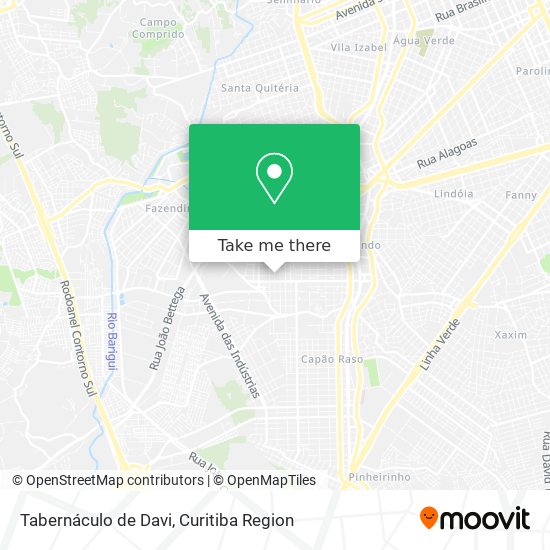 Tabernáculo de Davi map