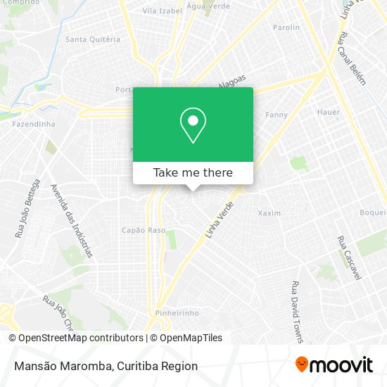 Mansão Maromba map