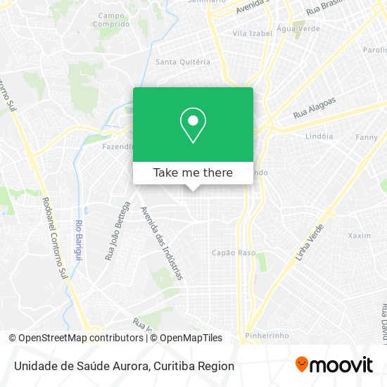 Unidade de Saúde Aurora map