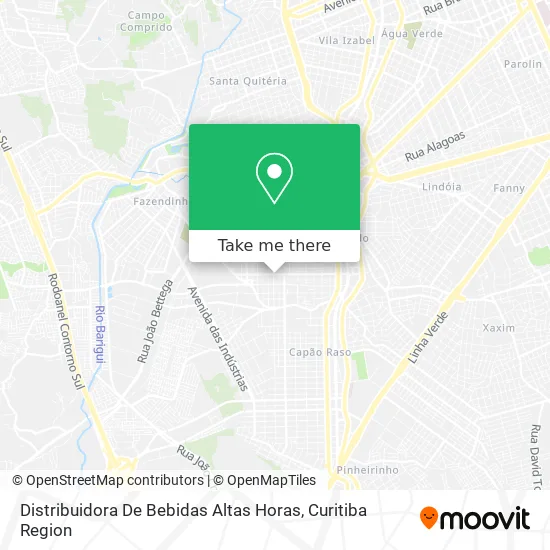 Distribuidora De Bebidas Altas Horas map