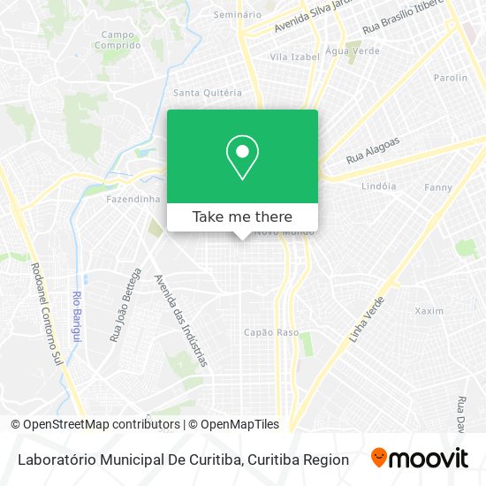 Laboratório Municipal De Curitiba map