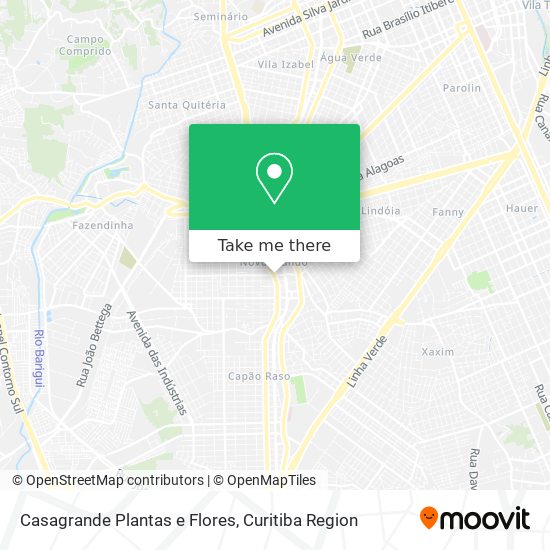 Casagrande Plantas e Flores map