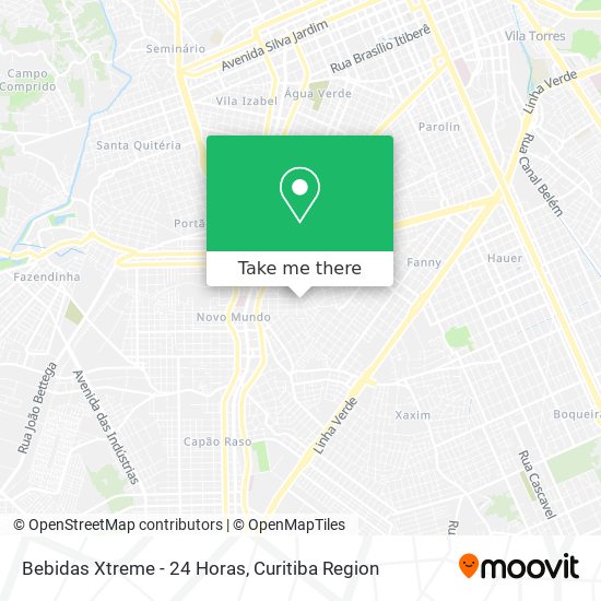 Bebidas Xtreme - 24 Horas map