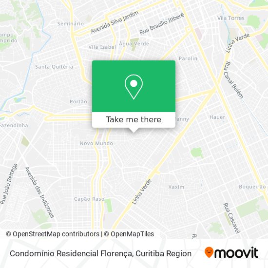 Condomínio Residencial Florença map