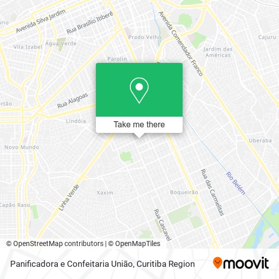 Panificadora e Confeitaria União map