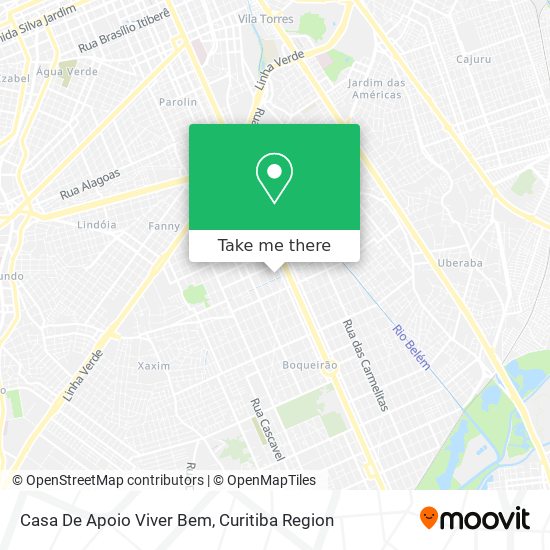 Casa De Apoio Viver Bem map