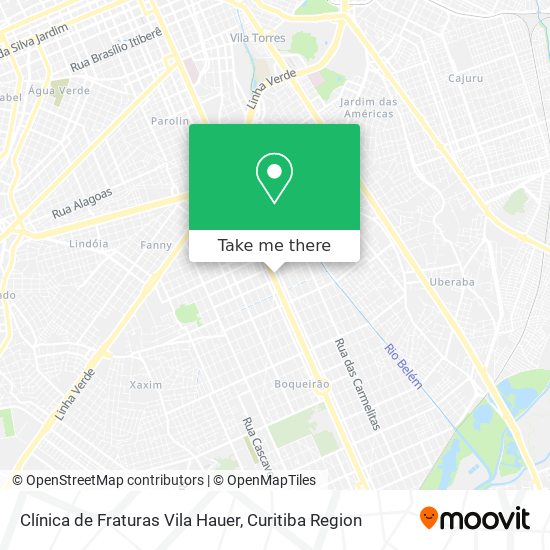 Clínica de Fraturas Vila Hauer map