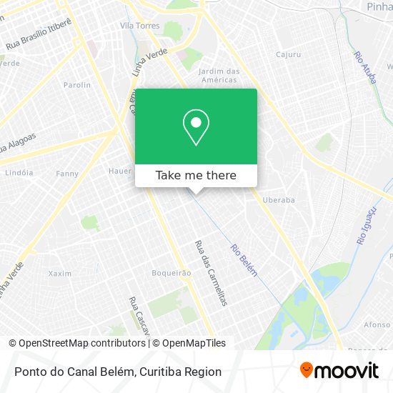 Ponto do Canal Belém map