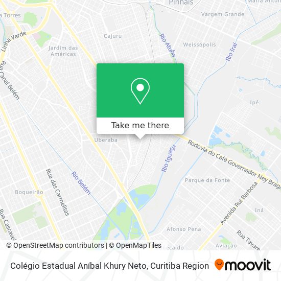 Colégio Estadual Aníbal Khury Neto map