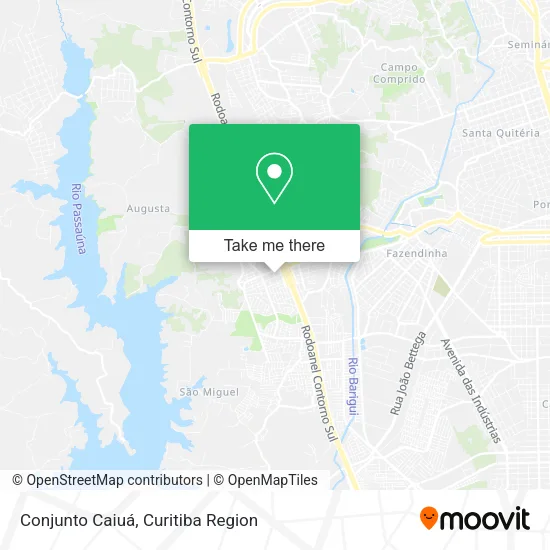 Conjunto Caiuá map