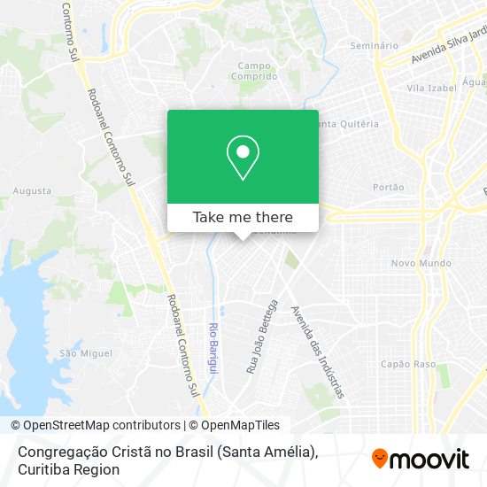 Congregação Cristã no Brasil (Santa Amélia) map