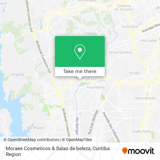 Moraes Cosmeticos & Salao de beleza map