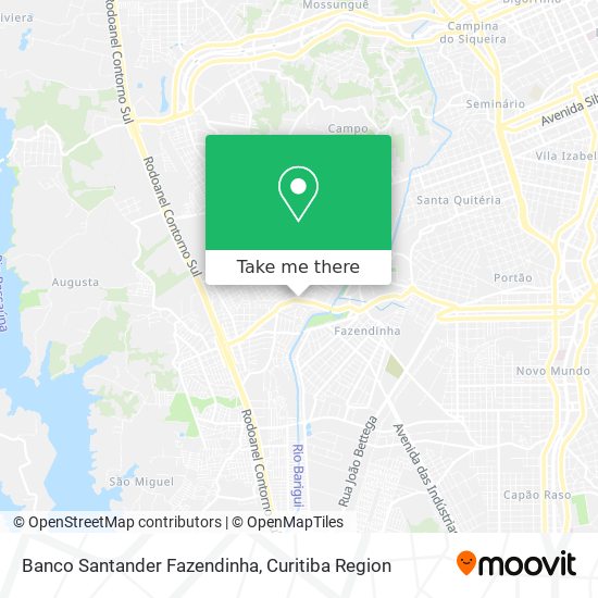 Banco Santander Fazendinha map