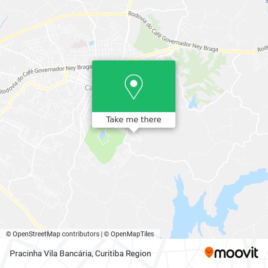 Pracinha Vila Bancária map