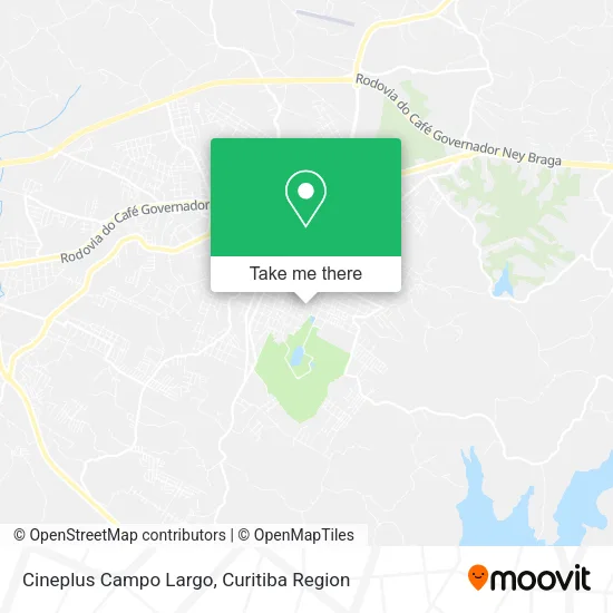 Cineplus Campo Largo map