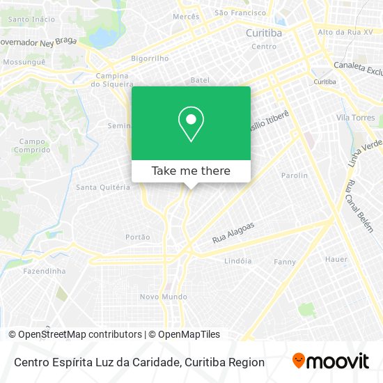 Centro Espírita Luz da Caridade map
