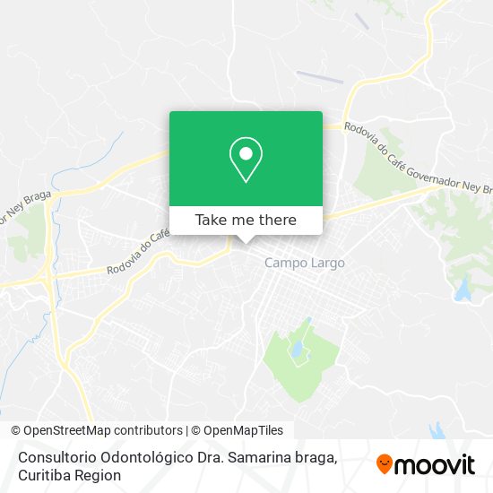 Consultorio Odontológico Dra. Samarina braga map