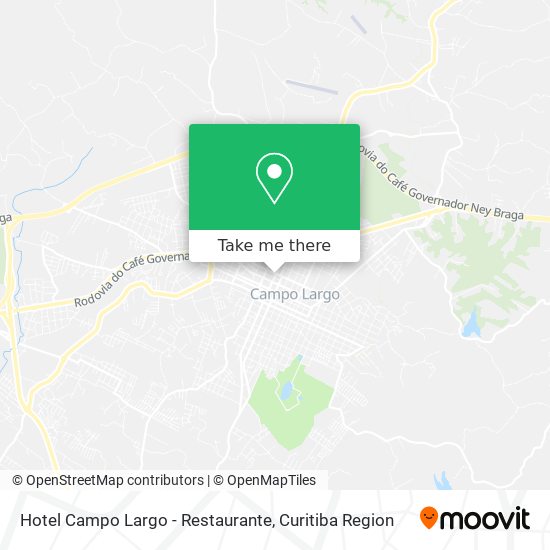 Hotel Campo Largo - Restaurante map