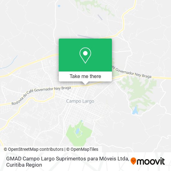 GMAD Campo Largo Suprimentos para Móveis Ltda map