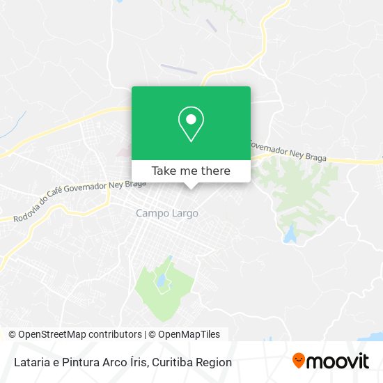 Lataria e Pintura Arco Íris map