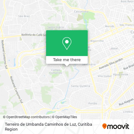 Terreiro de Umbanda Caminhos de Luz map