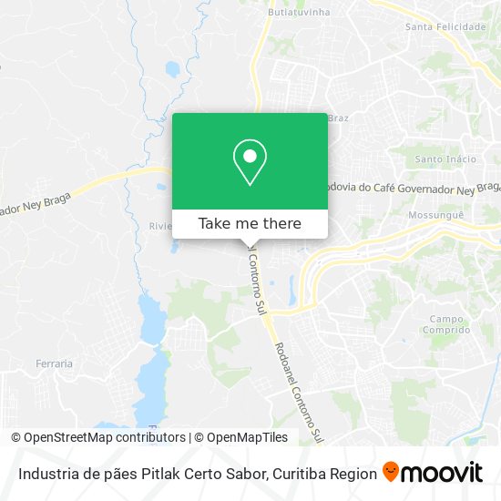 Industria de pães Pitlak Certo Sabor map