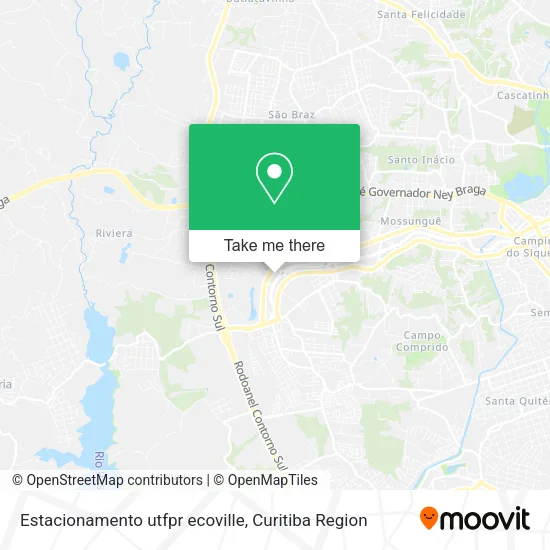 Estacionamento utfpr ecoville map