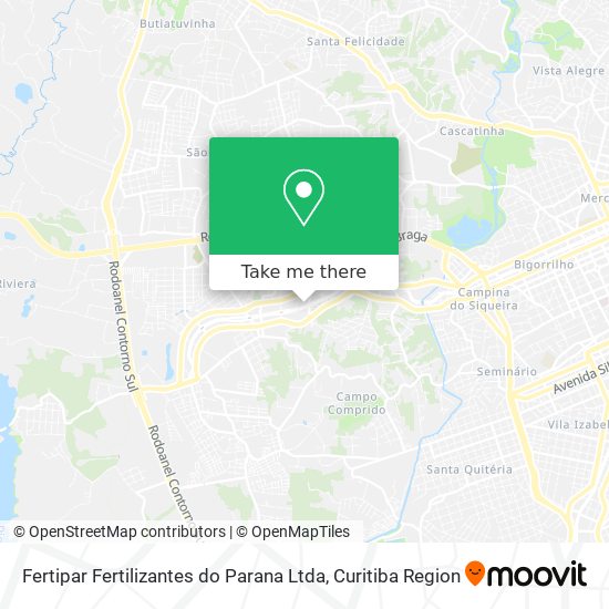 Mapa Fertipar Fertilizantes do Parana Ltda