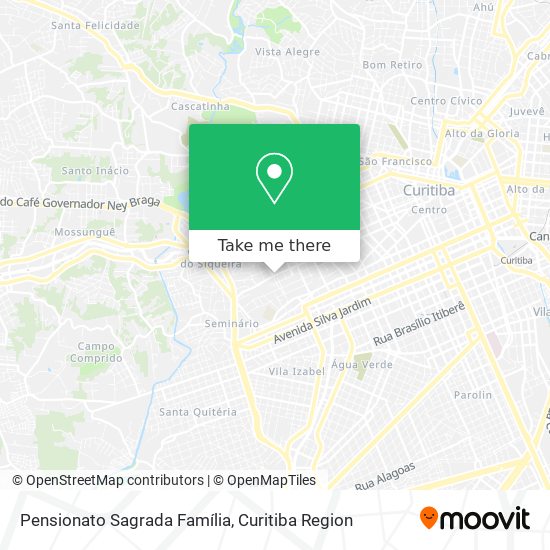 Pensionato Sagrada Família map