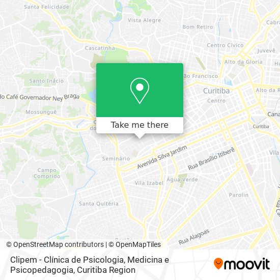 Clipem - Clínica de Psicologia, Medicina e Psicopedagogia map