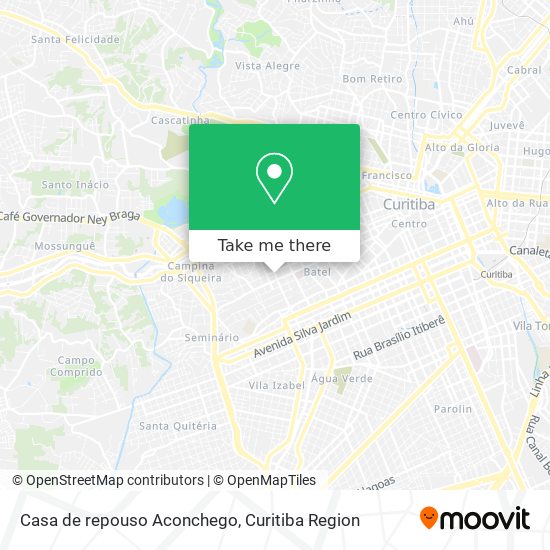 Casa de repouso Aconchego map